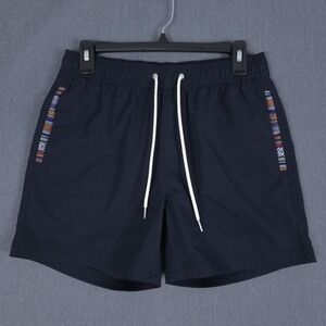 Men's Navy Hybrid Shorts with Drawstring